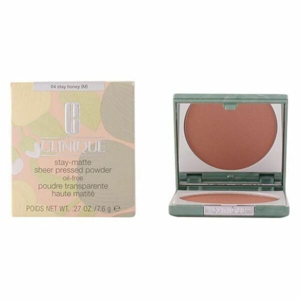 Kompakt pudder Stay Matte Oil-free Clinique 03-Stay Beige (7,6 g)