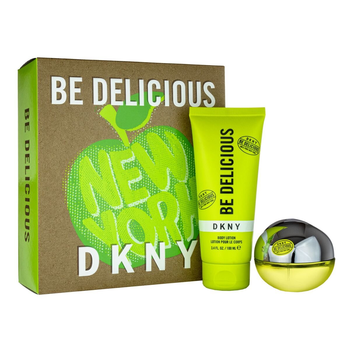 Bilde av Sett dame parfyme DKNY Be Delicious 2 Deler - Kjøp DKNY produkter online.