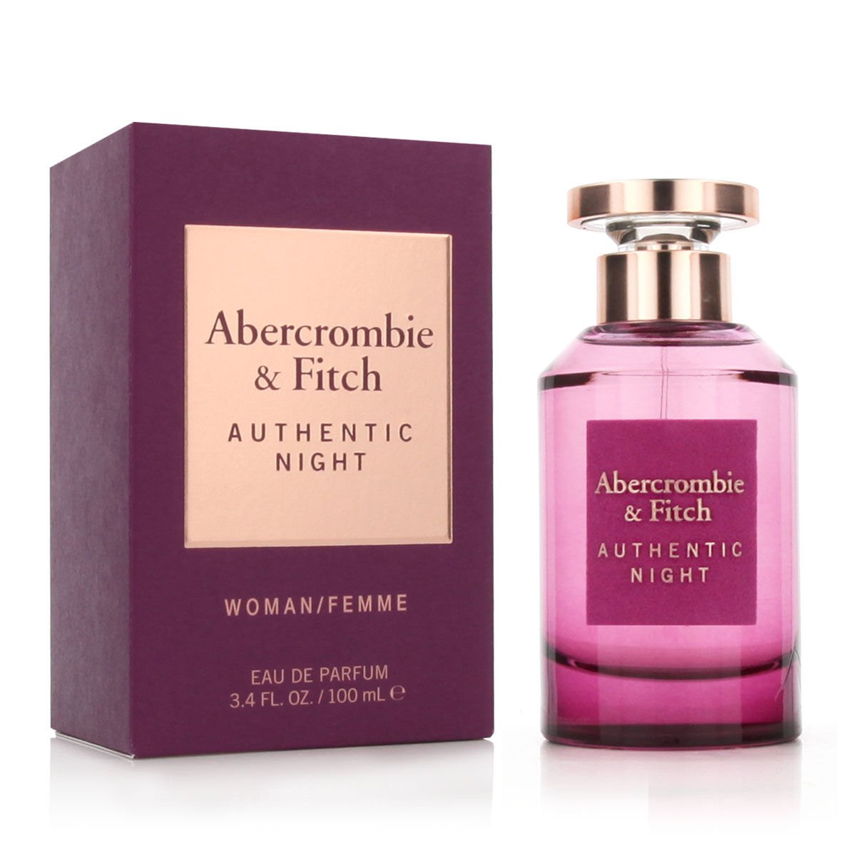 Bilde av Dame parfyme Abercrombie & Fitch EDP Authentic Night Woman 100 ml - Kjøp Abercrombie & Fitch produkter online.