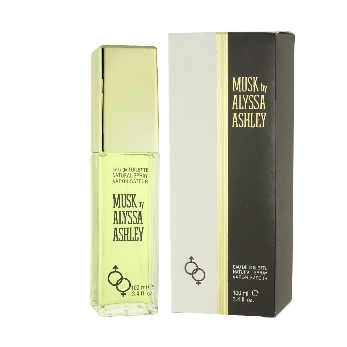 Unisex parfyme Alyssa Ashley EDT Musk (100 ml) av Alyssa Ashley - Beste tilbud på Parfymer Kosmetikk Bilde av Unisex parfyme Alyssa Ashley EDT Musk (100 ml) - Kjøp Alyssa Ashley produkter online.