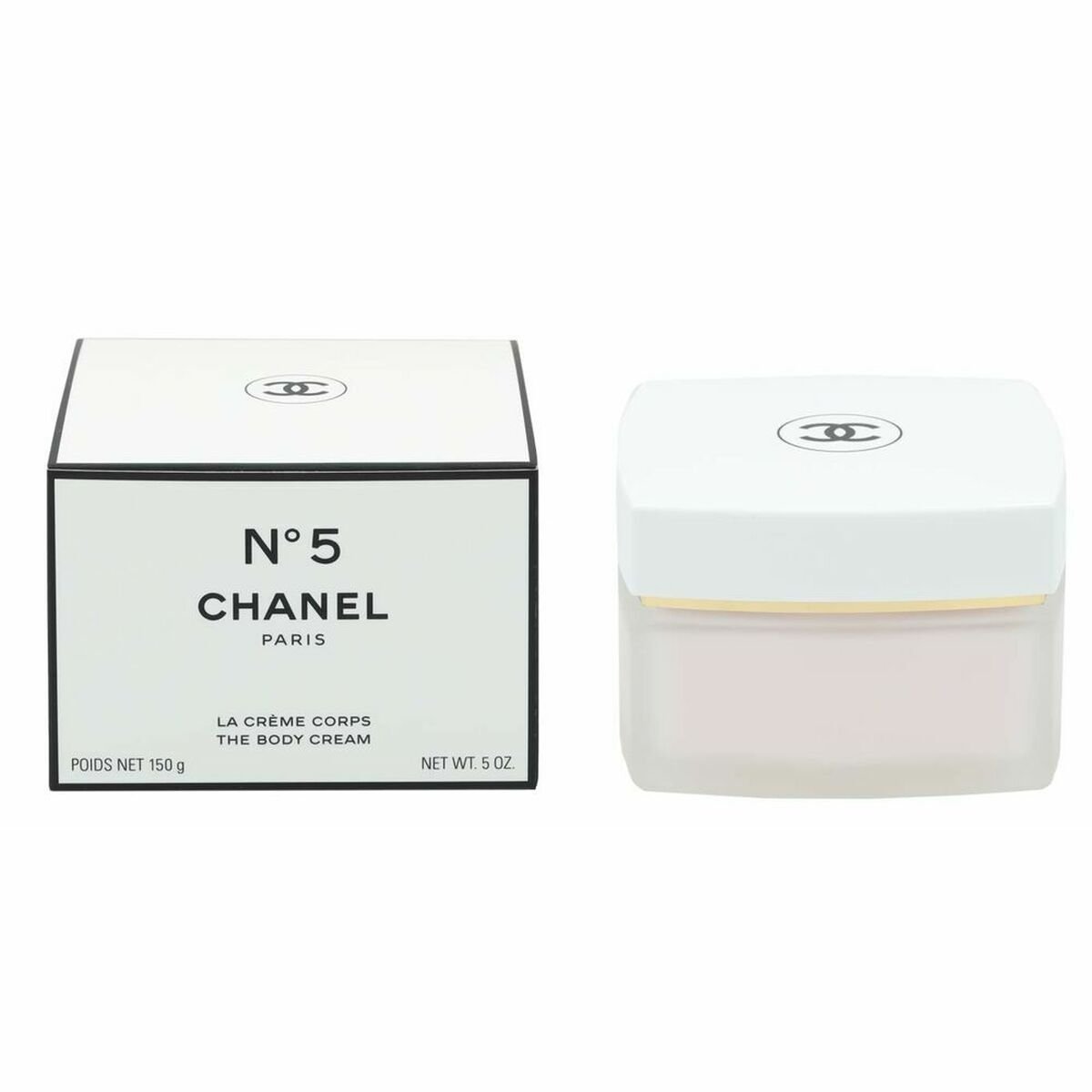 Duftende Kroppskrem Chanel No 5 Nº 5 150 g av Chanel - Beste tilbud på Parfymer Kosmetikk Bilde av Duftende Kroppskrem Chanel No 5 Nº 5 150 g - Kjøp Chanel produkter online.