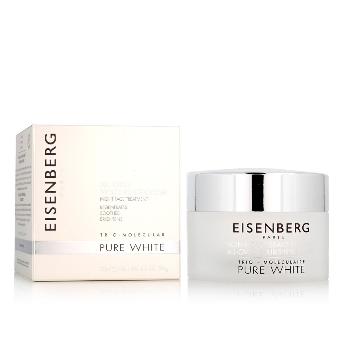 Bilde av Nattkrem Eisenberg Pure White Næringsrik 50 ml - Kjøp Eisenberg produkter online.