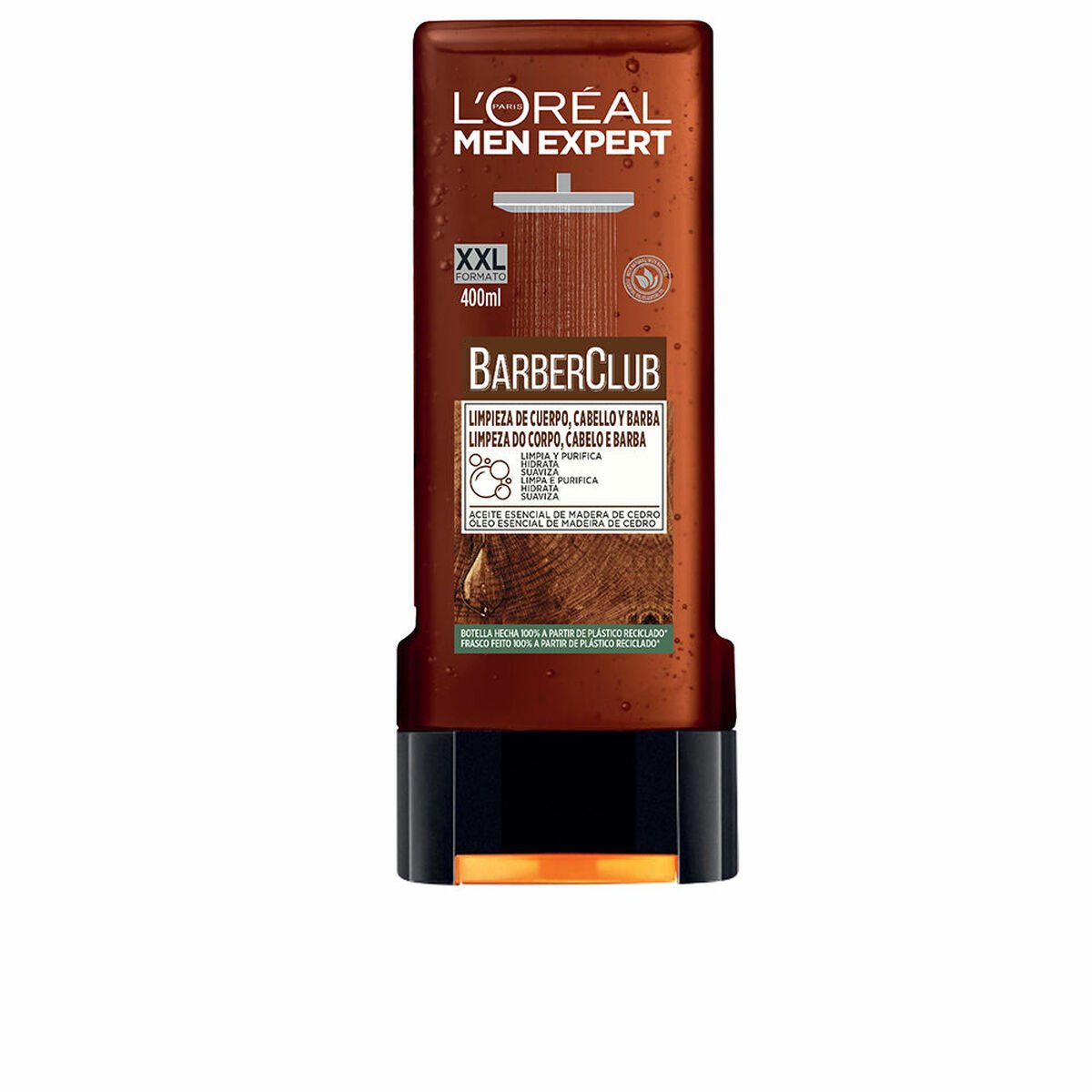 Bilde av Fuktgivende dusjgelé L'Oreal Make Up Men Expert Barber Club Renser (400 ml) - Kjøp L'Oreal Make Up produkter online.