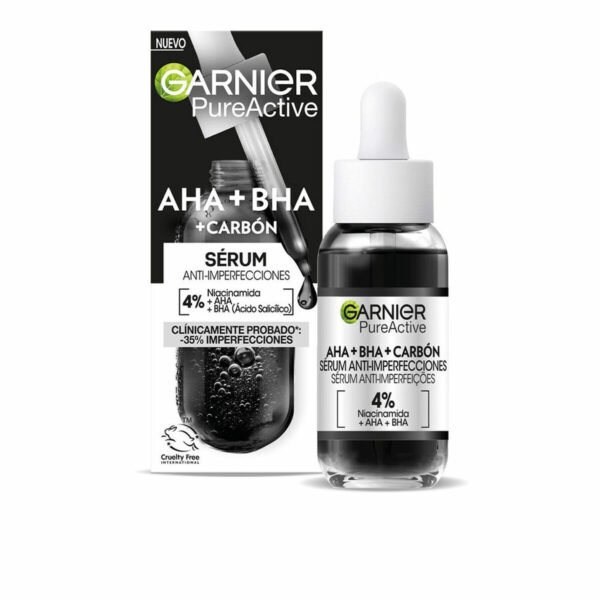 Bilde av Ansiktsserum Garnier Pure Active Aha Bha Carbón Anti-imperfeksjon 30 ml - Kjøp Garnier produkter online.