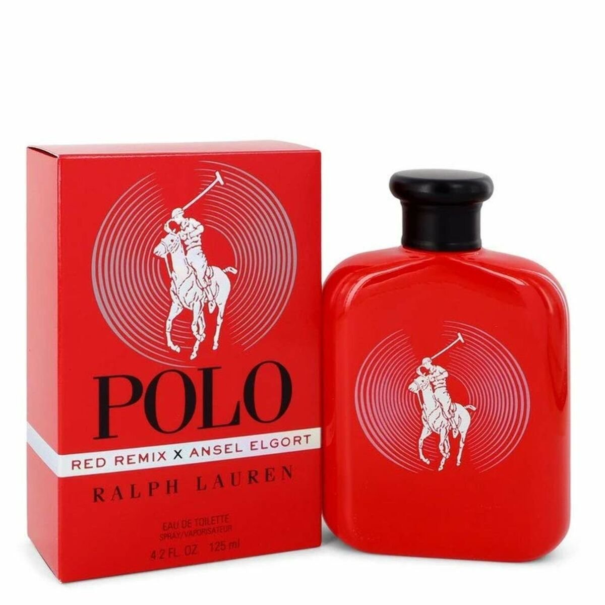 Bilde av Herre parfyme Ralph Lauren EDT Polo Red Remix & Ansel Elgort 125 ml - Kjøp Ralph Lauren produkter online.