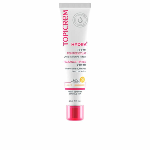 Bilde av Highlighting Krem Topicrem Hydra+ Klar Spf 50 40 ml - Kjøp Topicrem produkter online.