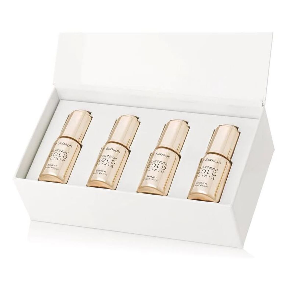 Bilde av Ansiktsserum Dr. Sebagh Platinium Gold Elixir 4 x 10 ml - Kjøp Dr. Sebagh produkter online.