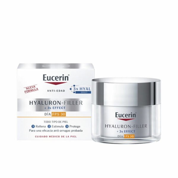 Bilde av Anti-aldringskrem for Dagtid Eucerin Hyaluron Filler 3x Effect 50 ml SPF 30 - Kjøp Eucerin produkter online.