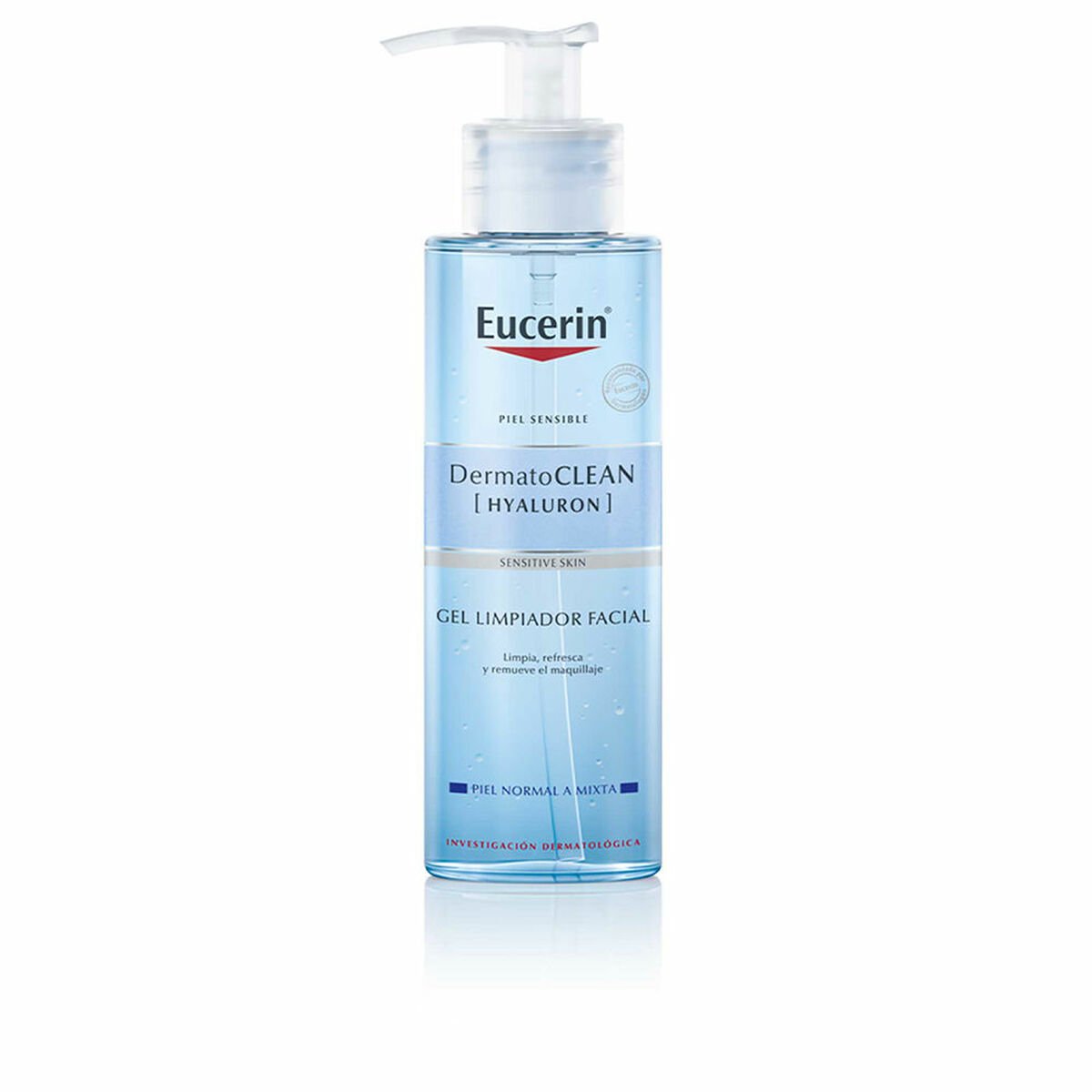 Bilde av Ansiktsrensende gel Eucerin DermatoCLEAN Hyaluron Sensitiv hud (200 ml) - Kjøp Eucerin produkter online.