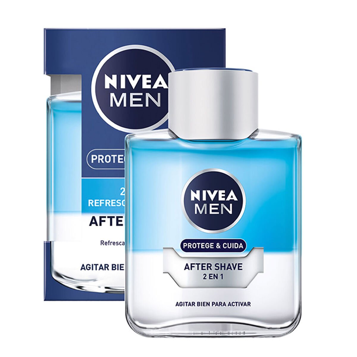 Bilde av Etterbarberingslotion Nivea Men Protect & Care 100 ml 2-i-1 - Kjøp Nivea produkter online.