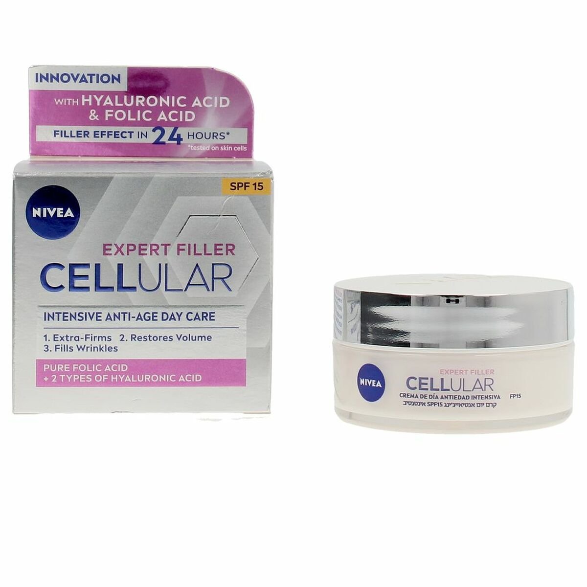 Bilde av Dagkrem Nivea Cellular Filler 50 ml Spf 15 - Kjøp Nivea produkter online.