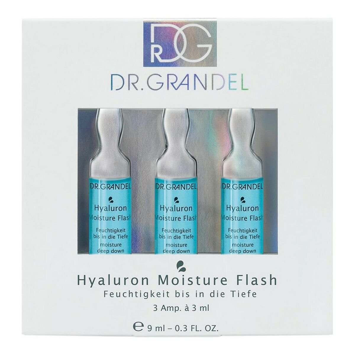 Bilde av Ampuller med Oppløftende effekt Hyaluron Moisture Dr. Grandel 3 ml - Kjøp Dr. Grandel produkter online.