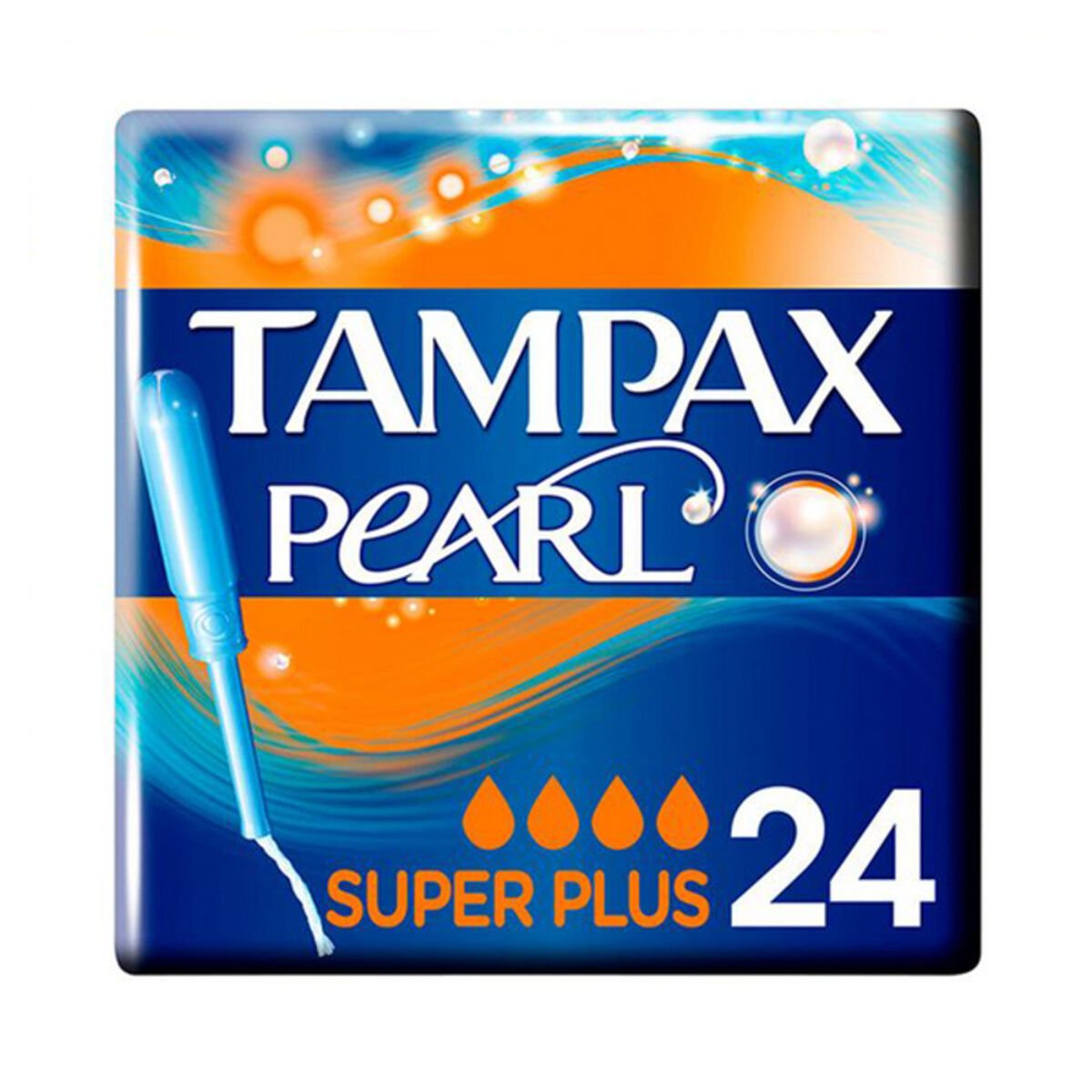 Bilde av Pakke med Tamponger Pearl Super Plus Tampax Tampax Pearl (24 uds) 24 uds - Kjøp Tampax produkter online.