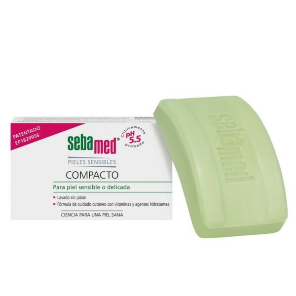 Bilde av Gelestang Sebamed Compacto Uten Såle Følsomhud 100 g - Kjøp Sebamed produkter online.