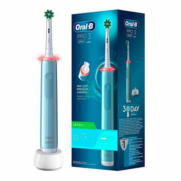 Bilde av Elektrisk Tannbørste Oral-B Pro 3 Blå - Kjøp Oral-B produkter online.