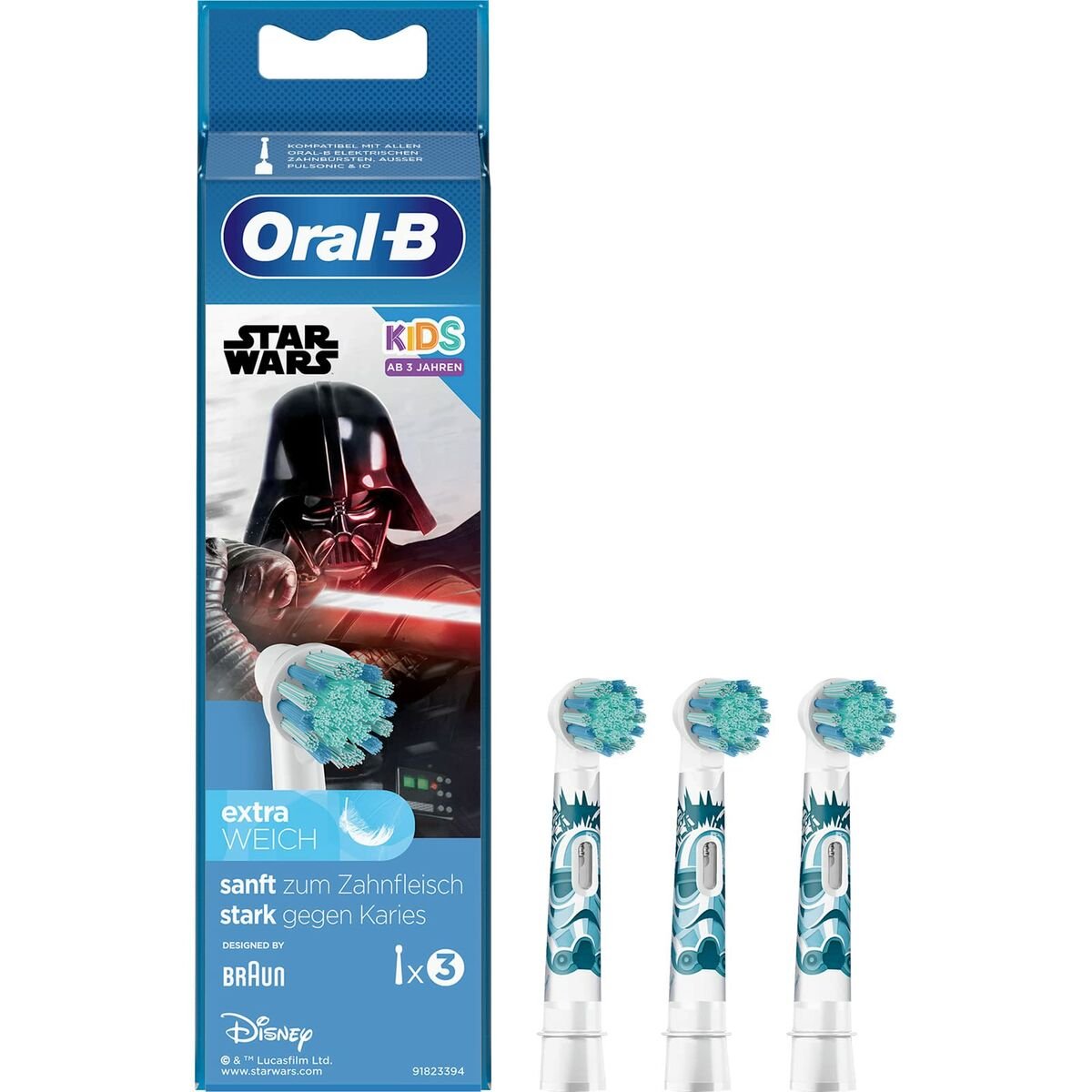 Bilde av Reservehode Oral-B Stages Power Star Wars 3 enheter - Kjøp Oral-B produkter online.