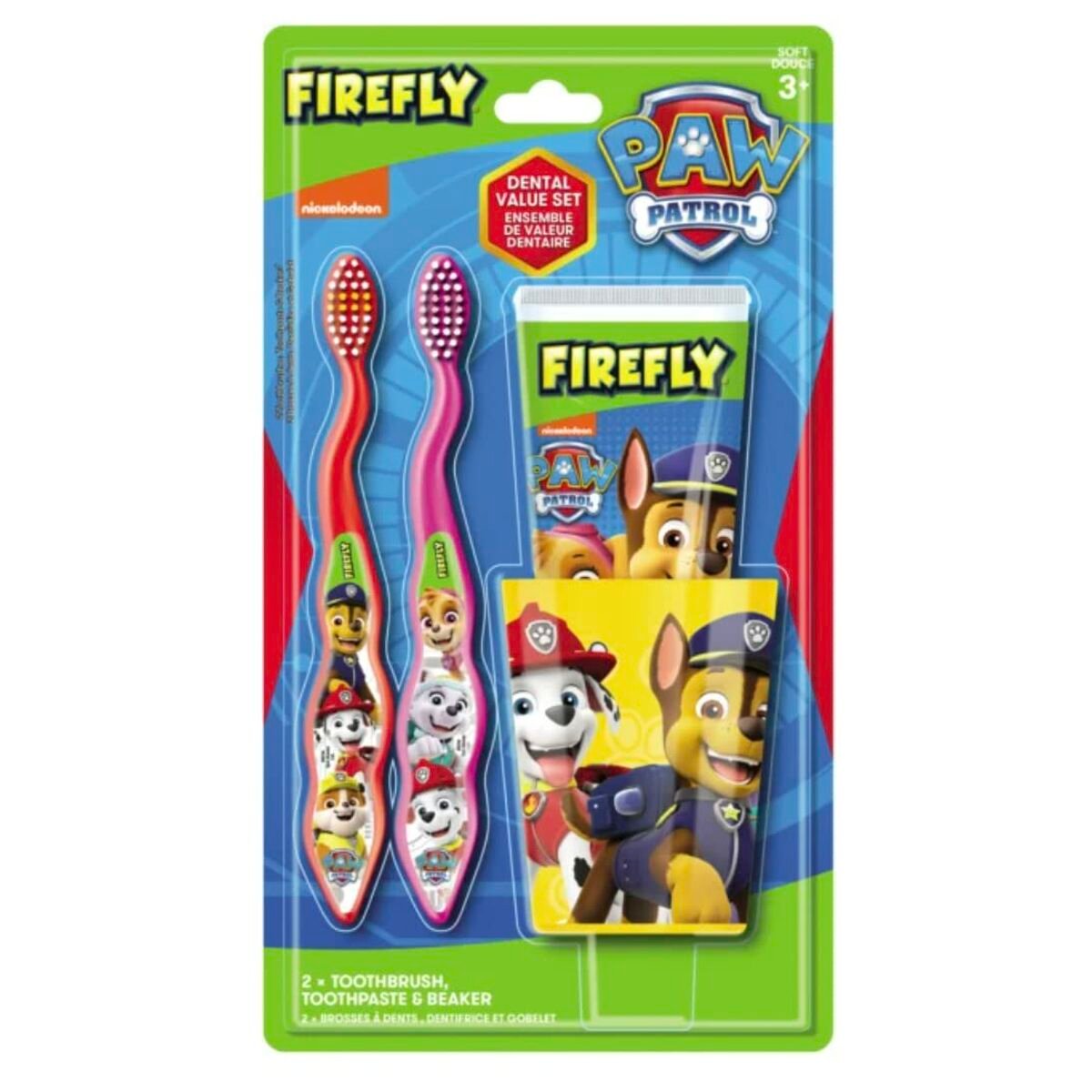 Bilde av Munnpleie Sett for Barn The Paw Patrol Firefly 3 Deler - Kjøp The Paw Patrol produkter online.