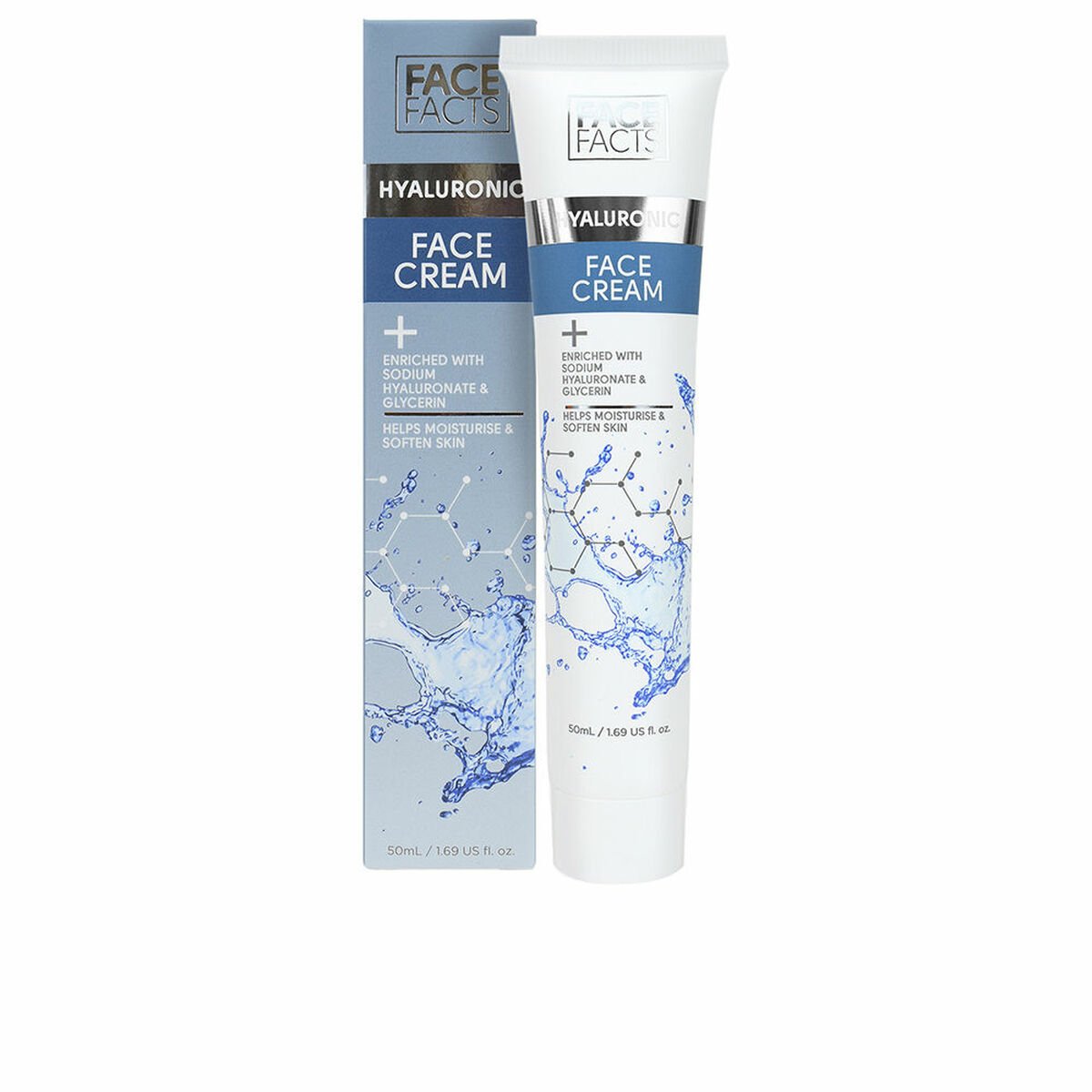 Bilde av Ansiktskrem Face Facts Hyaluronic 50 ml - Kjøp Face Facts produkter online.