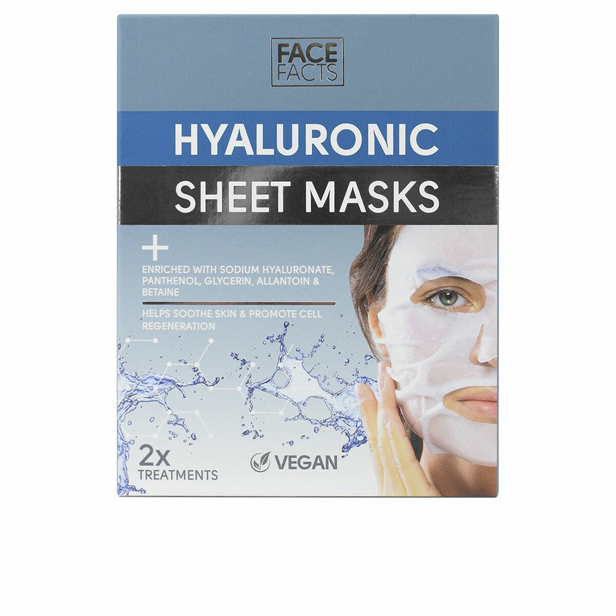 Bilde av Ansiktsmaske Face Facts Hyaluronic 20 ml - Kjøp Face Facts produkter online.