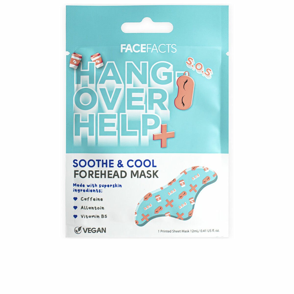 Bilde av Ansiktsmaske Face Facts Hangover Help+ 12 ml - Kjøp Face Facts produkter online.