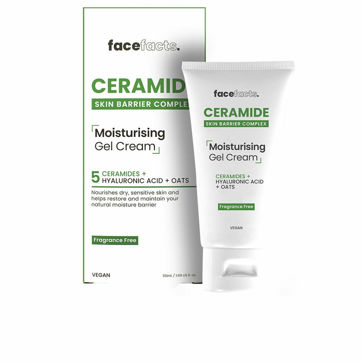 Bilde av Ansiktskrem Face Facts Ceramide 50 ml - Kjøp Face Facts produkter online.