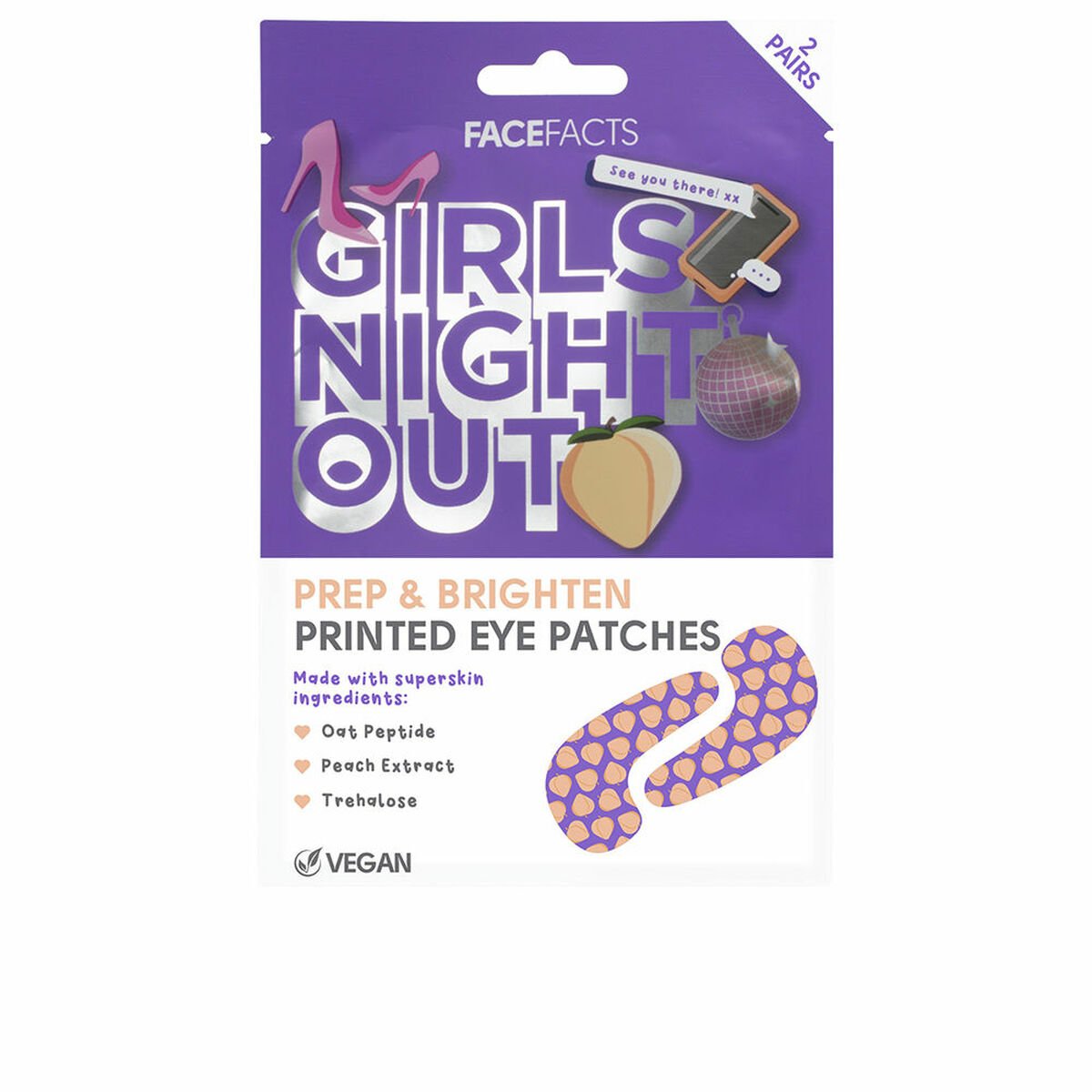 Bilde av Ansiktsmaske Face Facts Girls Night Out 6 ml - Kjøp Face Facts produkter online.