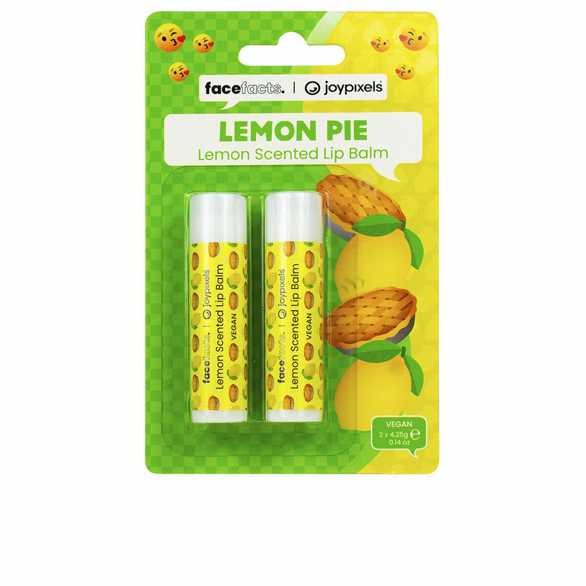 Bilde av Leppebalsam Face Facts Lemon Pie Sitron 2 enheter 4