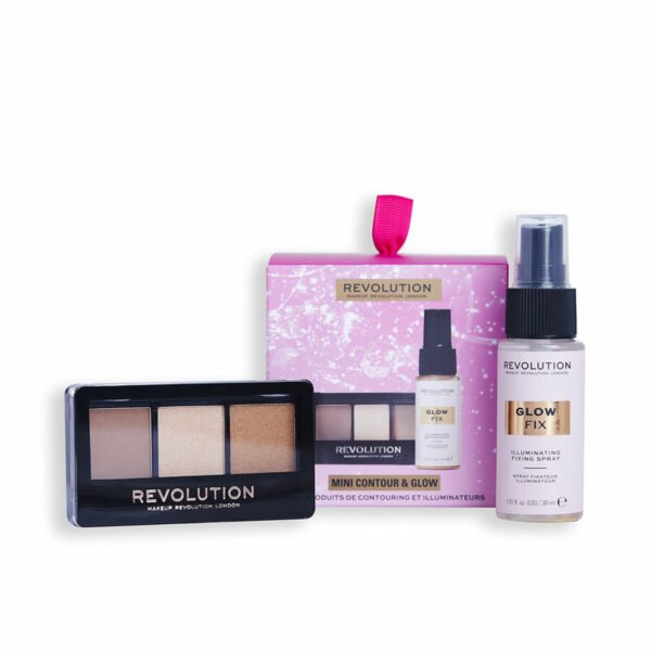 Bilde av Sminkesett Revolution Make Up Mini Contour & Glow 2 Deler - Kjøp Revolution Make Up produkter online.