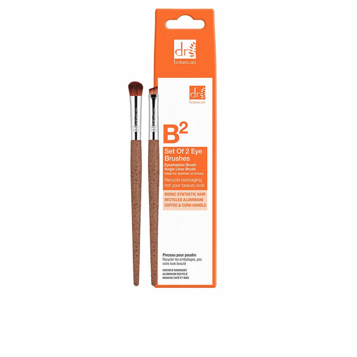 Bilde av Sett med Sminkebørster Botanicals Eye Brushes Øyer 2 Deler - Kjøp Botanicals produkter online.