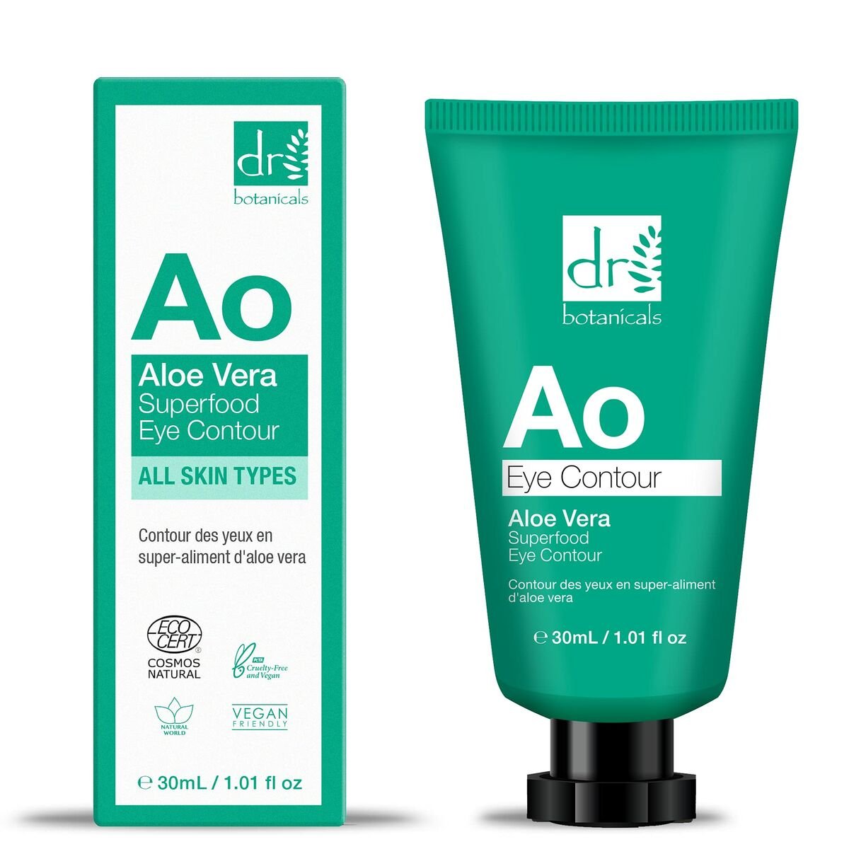 Bilde av Krem for øye-området Botanicals Aloe Vera (30 ml) - Kjøp Botanicals produkter online.