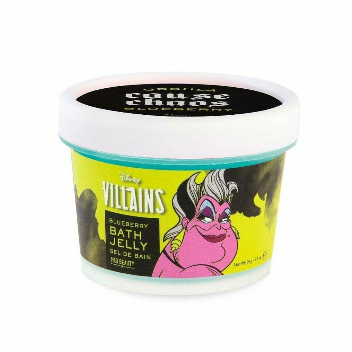 Bilde av Badegel Mad Beauty Disney Villains Ursula Blåbær (25 ml) (95 g) - Kjøp Mad Beauty produkter online.