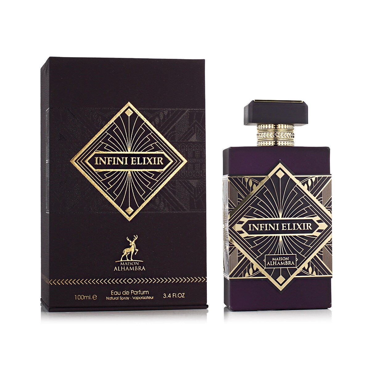 Unisex parfyme Maison Alhambra EDP Infini Elixir 100 ml av Maison Alhambra - Beste tilbud på Parfymer Kosmetikk Bilde av Unisex parfyme Maison Alhambra EDP Infini Elixir 100 ml - Kjøp Maison Alhambra produkter online.