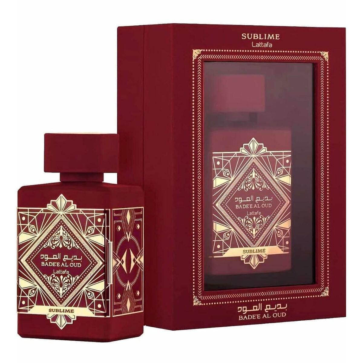 Unisex parfyme Lattafa Bade'e Al Oud Sublime EDP 100 ml av Lattafa - Beste tilbud på Parfymer Kosmetikk Bilde av Unisex parfyme Lattafa Bade'e Al Oud Sublime EDP 100 ml - Kjøp Lattafa produkter online.