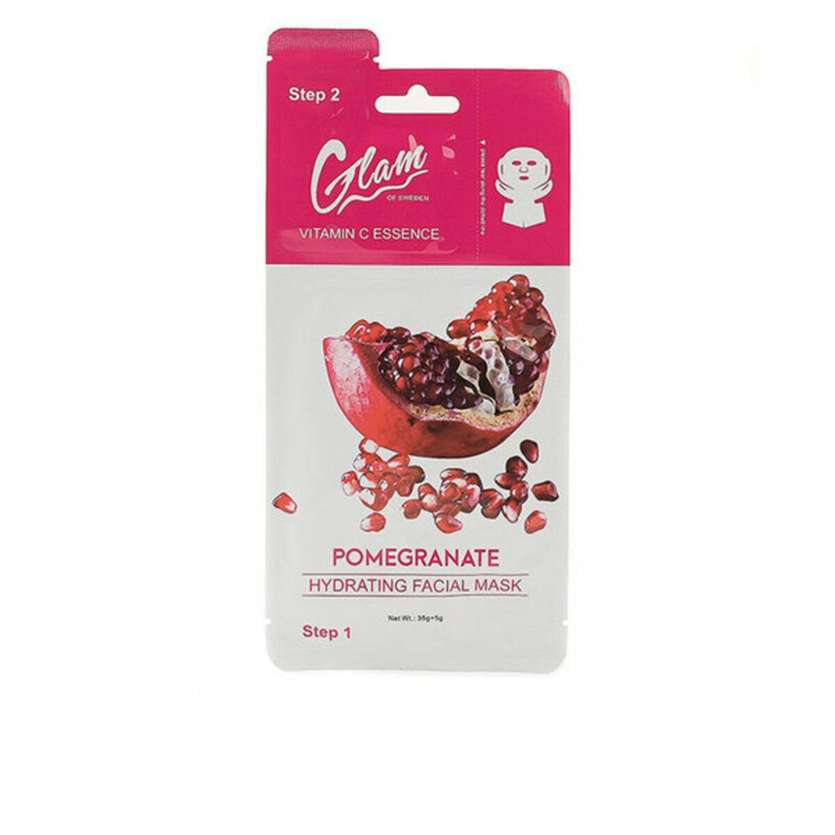 Bilde av Ansiktsmaske Glam Of Sweden Pomegranate - Kjøp Glam Of Sweden produkter online.