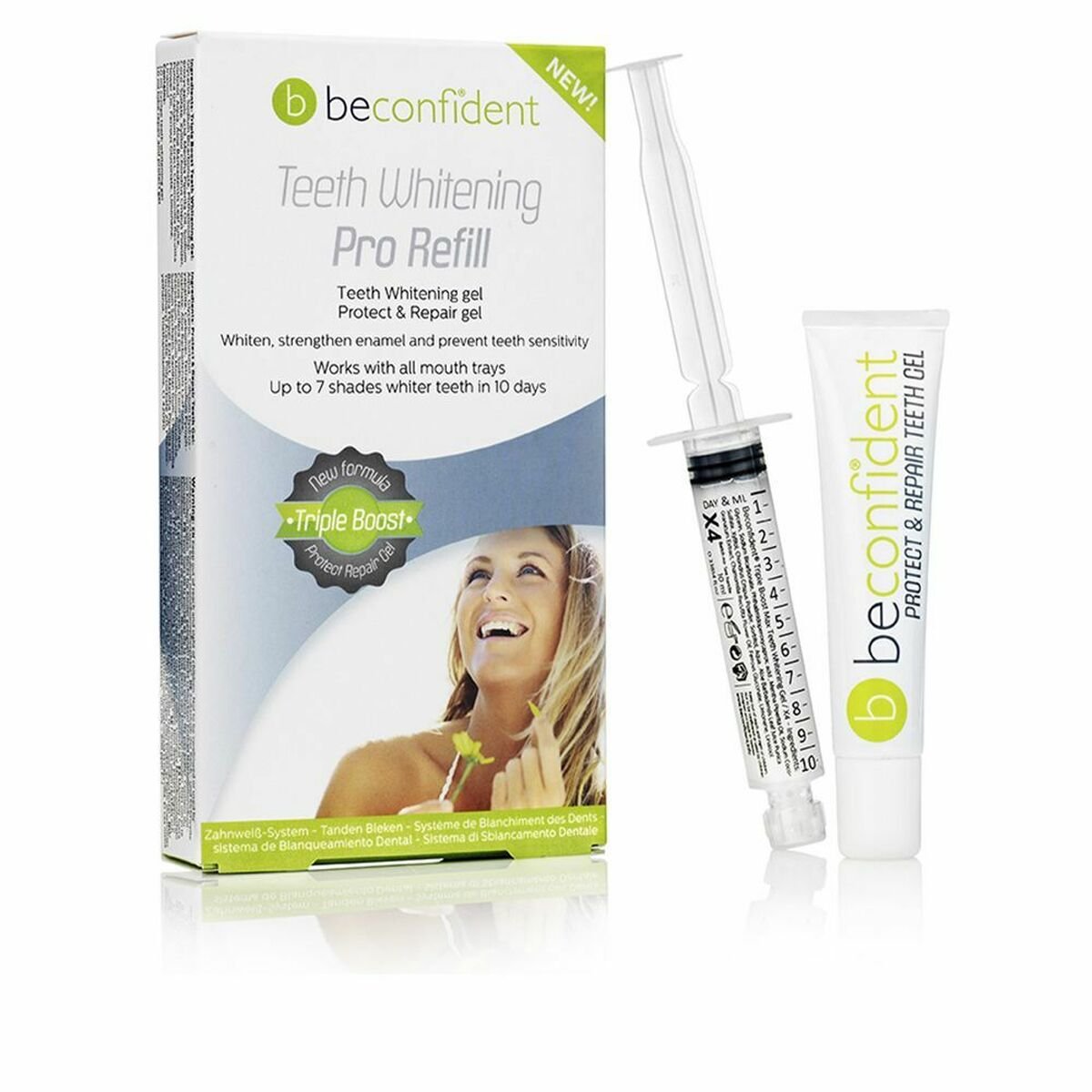 Bilde av Tannblekningskrem Beconfident Teeth Whitening Påfyll (2 pcs) - Kjøp Beconfident produkter online.