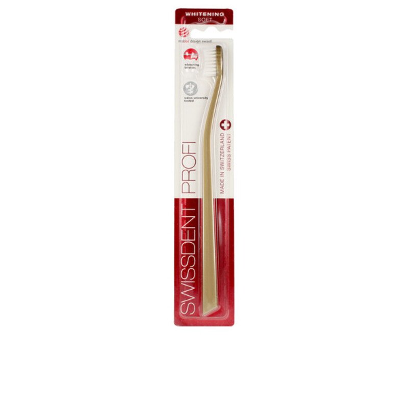 Bilde av Tannbørste Whitening Classic Gold Swissdent BF-7640126195216_Vendor - Kjøp Swissdent produkter online.