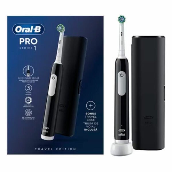 Bilde av Elektrisk Tannbørste Oral-B Pro 1 Svart - Kjøp Oral-B produkter online.