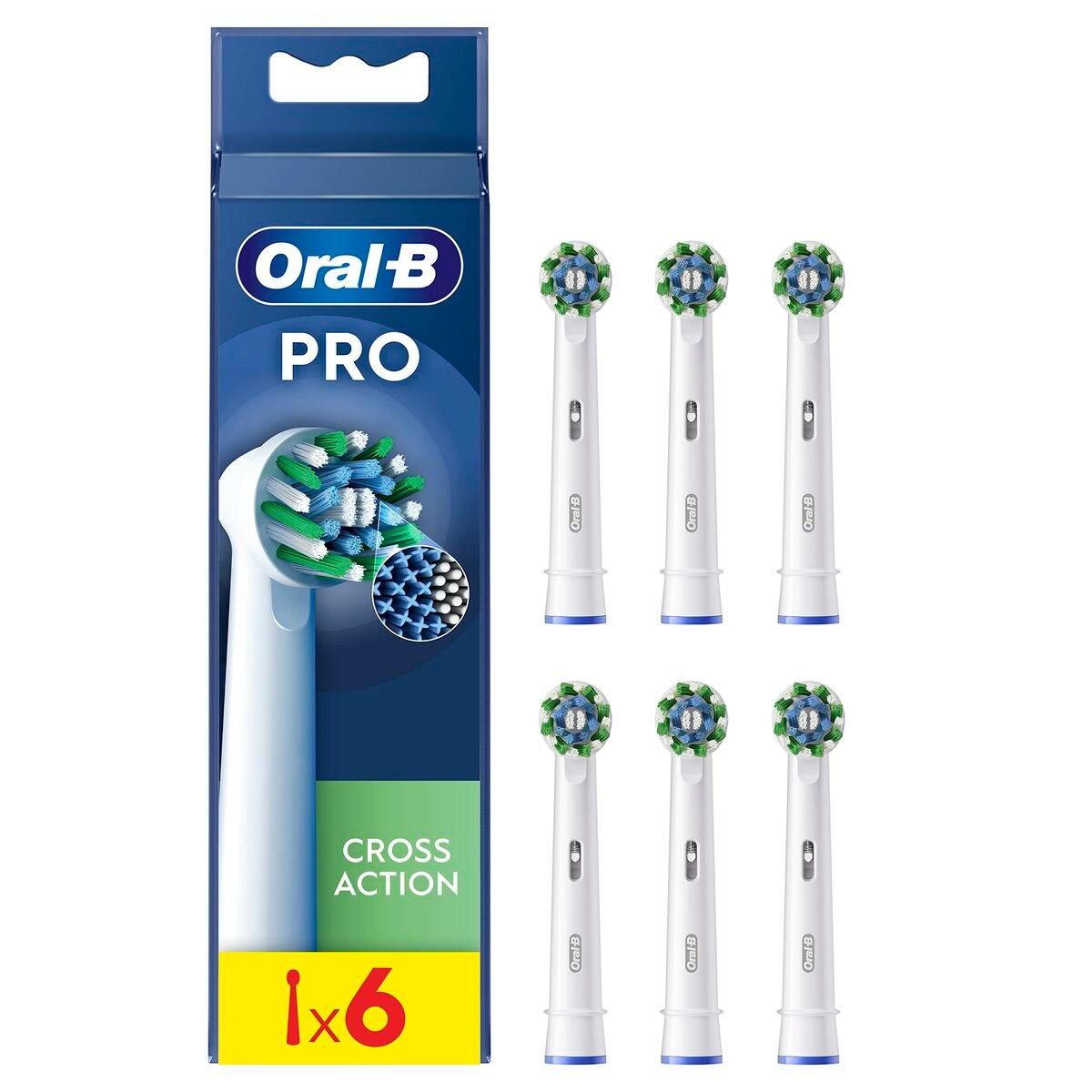 Bilde av Reservehode Oral-B Pro Cross Action 6 enheter - Kjøp Oral-B produkter online.