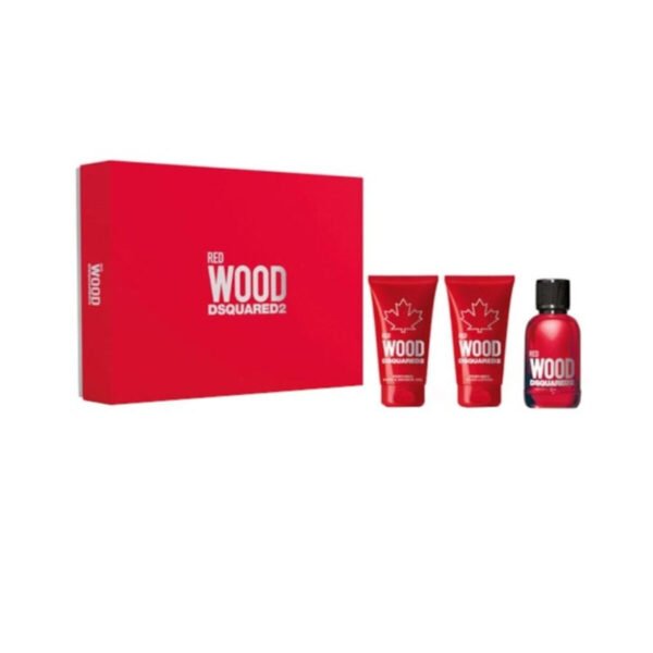 Bilde av Sett dame parfyme Dsquared2 Red Wood 3 Deler - Kjøp Dsquared2 produkter online.