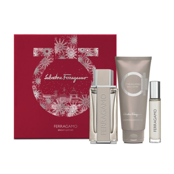 Bilde av Sett dame parfyme Salvatore Ferragamo Bright Leather 3 Deler - Kjøp Salvatore Ferragamo produkter online.