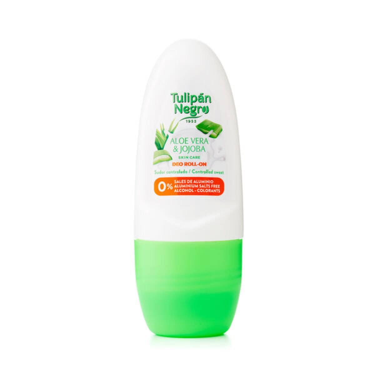 Bilde av Roll-on deodorant Tulipán Negro Aloe & Jojoba 50 ml - Kjøp Tulipán Negro produkter online.