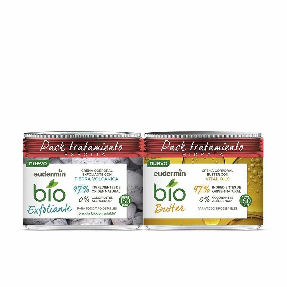 Bilde av Unisex Kosmetisk Sett Eudermin Bio Natural Exfolia Hidrata 2 Deler (2 pcs) - Kjøp Eudermin produkter online.