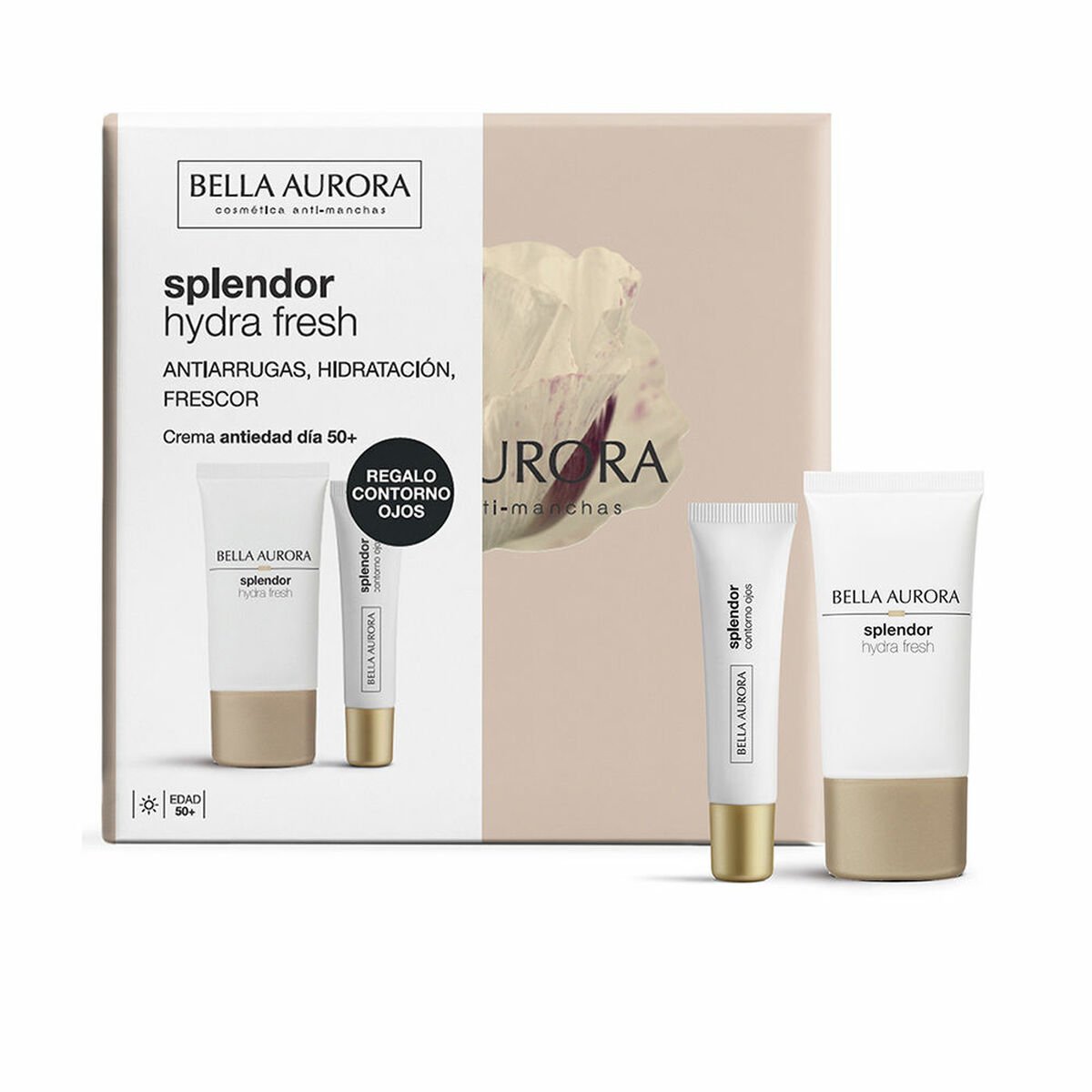 Sminkesett Bella Aurora SPLENDOR HYDRA FRESH 2 Deler av Bella Aurora - Beste tilbud på Parfymer Kosmetikk Bilde av Sminkesett Bella Aurora SPLENDOR HYDRA FRESH 2 Deler - Kjøp Bella Aurora produkter online.
