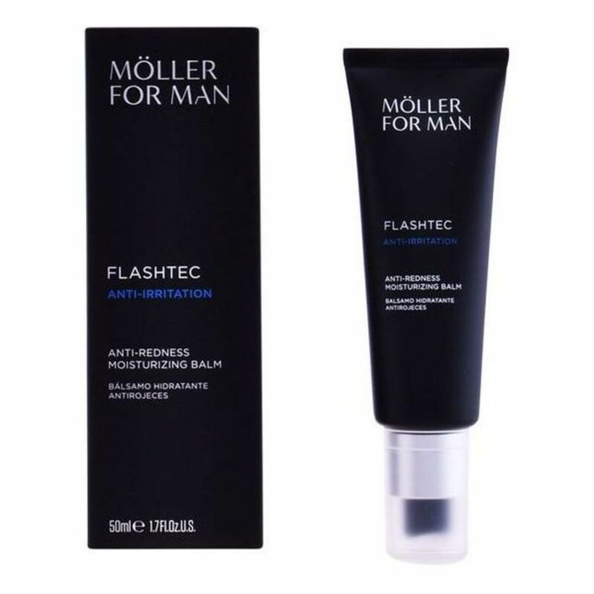 Bilde av Fuktighetsgivende balsam Flashtec Anti-Irritation Anne Möller For Man 50 ml - Kjøp Anne Möller produkter online.