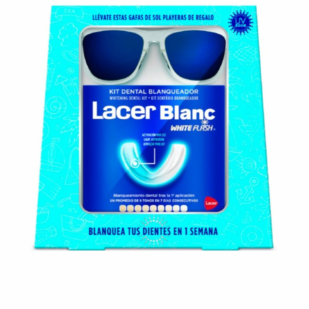 Bilde av Hvitningssett Lacer Lacerblanc White Flash Tannblekner - Kjøp Lacer produkter online.