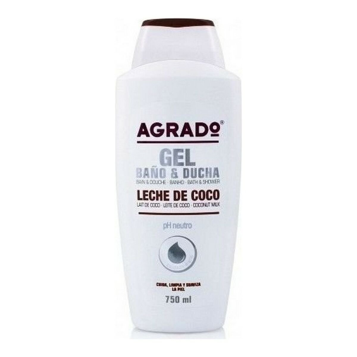 Bilde av Dusjgel Leche de Coco Agrado (750 ml) - Kjøp Agrado produkter online.