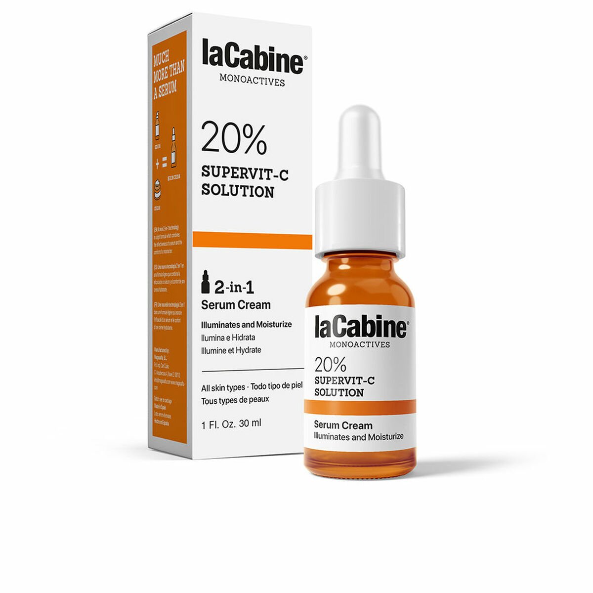 Bilde av Ansiktsserum laCabine Monoactives Supervit C Solution 30 ml - Kjøp laCabine produkter online.