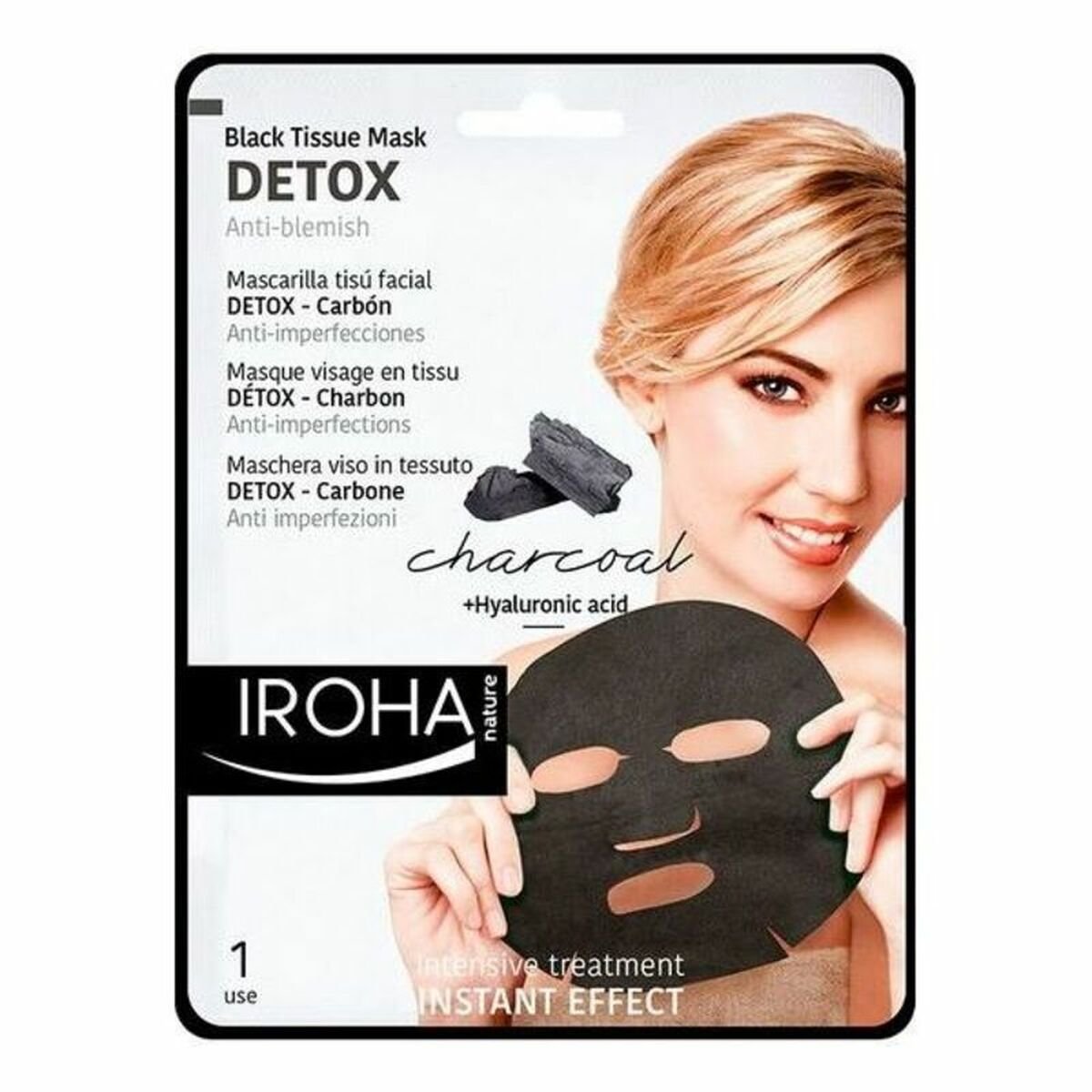 Bilde av Renseskum Detox Charcoal Black Iroha IROHA73 (1 enheter) - Kjøp Iroha produkter online.