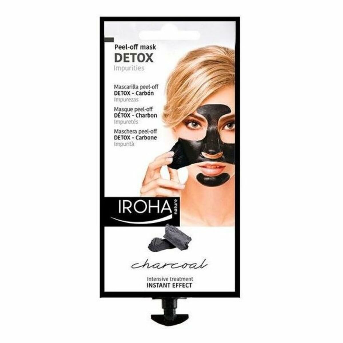 Bilde av Rensende Maske Detox Charcoal Black Iroha Detox Charcoal Black (1 enheter) - Kjøp Iroha produkter online.