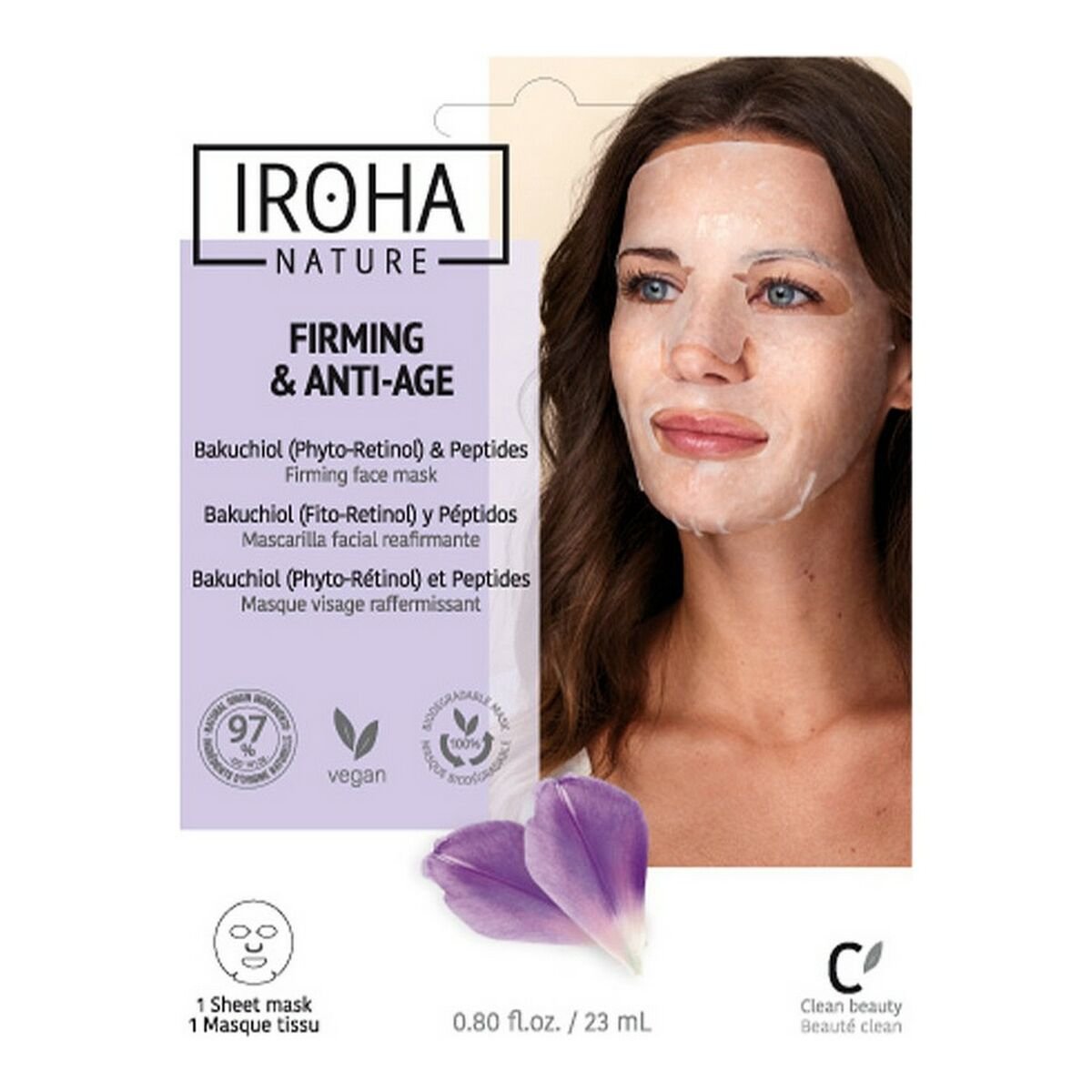 Bilde av Strammende Ansiktsmaske Iroha Firming Age 23 ml - Kjøp Iroha produkter online.